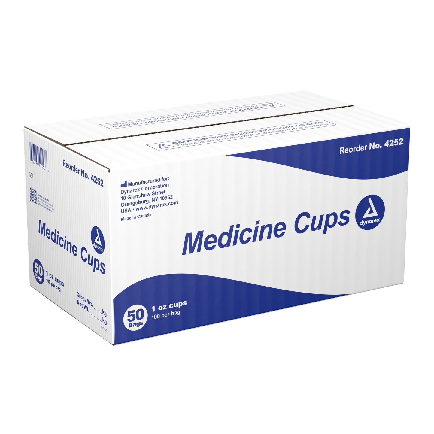 CUP, MEDICINE GRADUATED 1OZ (100/BG 50BG/CS)