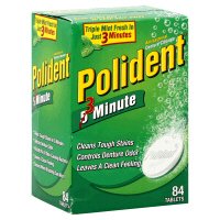 CLEANSER, POLIDENT TAB (84/BX)