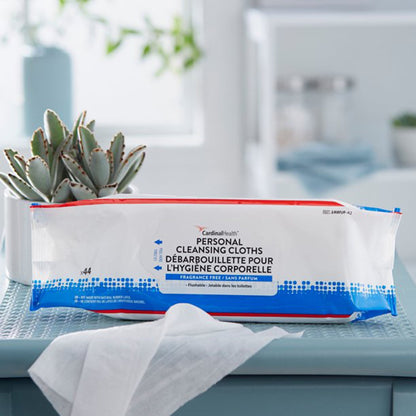 WIPE, WET PERINEAL CLNSR FLSHBL 8"X12" (44/PK 12PK/CS)