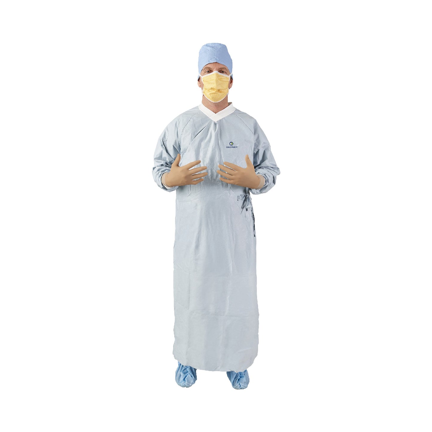 GOWN, SURG AERO CHROME AAMI 4 STR SLVR XLG (30/CS)