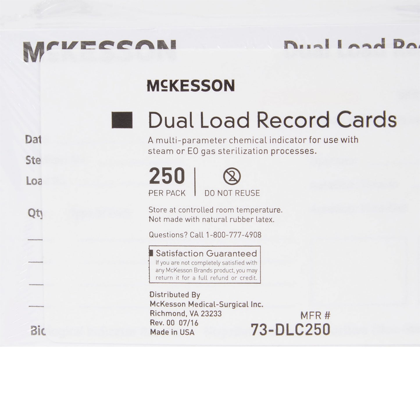 CARD, LOAD RECORD DUAL (250/PK10PK/CS)