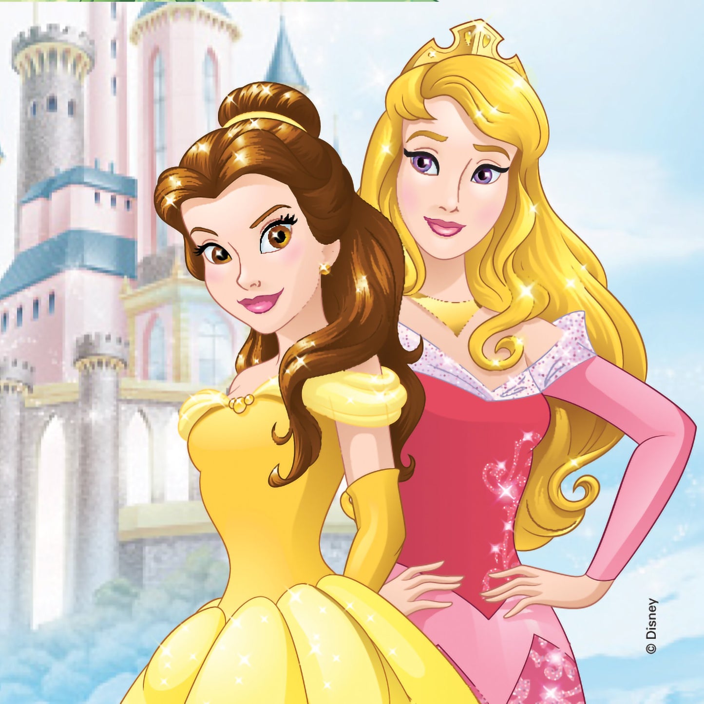 STICKERS, DISNEY PRINCESS CASTLES (90/PK)