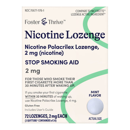 NICOTINE, LOZ FT MINT 2MG (72/PK)
