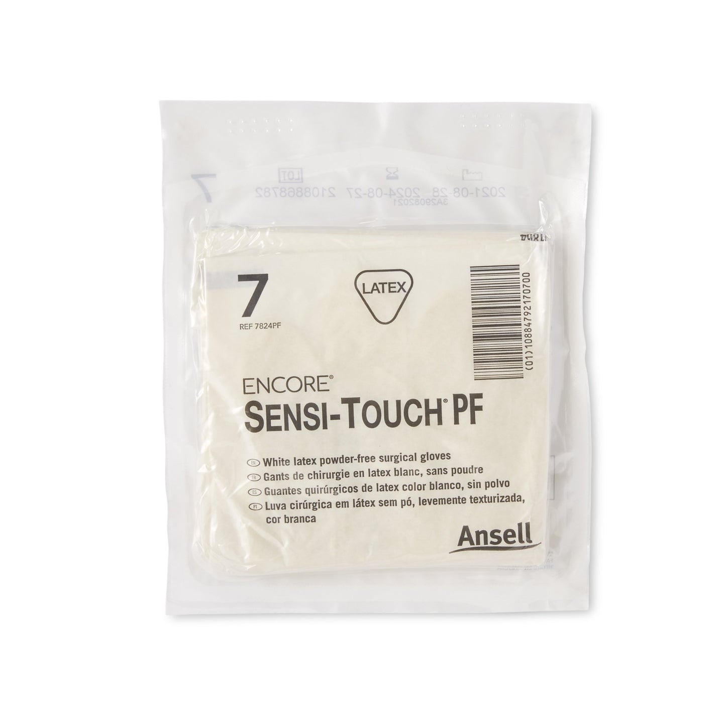 GLOVE, SURG LTX 7.0 STR2 SMTH (50PR/BX 4BX/CS)