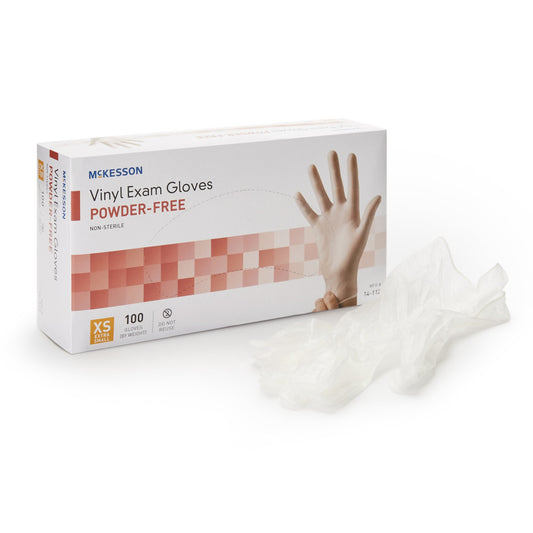 GLOVE, EXAM VNYL XS N/S (100/BX 10BX/CS)