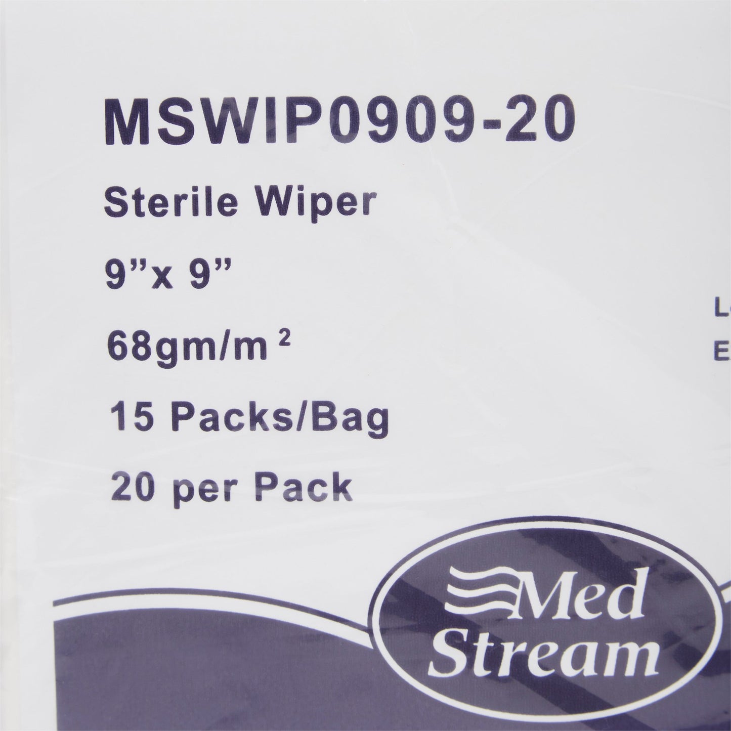 WIPE, DRY SURFACE LINT FREE STR 9"X9" (20/PK 15PK/BG 12BG/CS