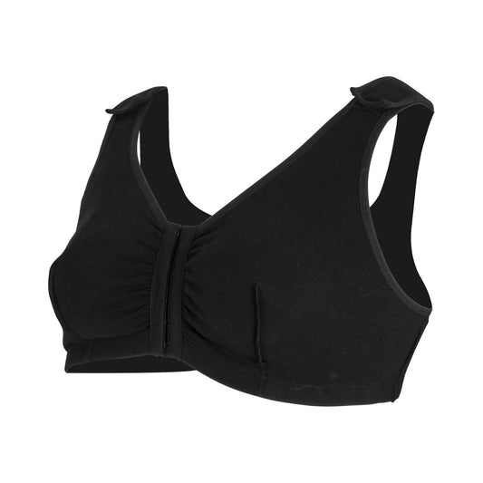 SUPPORT, SURGI-BRA II BREAST COTTON BLK LF 36B/C/D