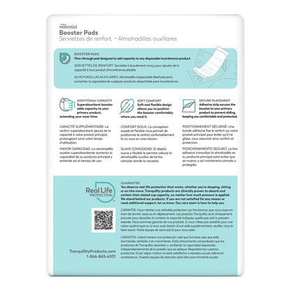PAD, BOOSTER TRANQUILITY ESSENT F/DISP UNDERGARMENT (25/BG)