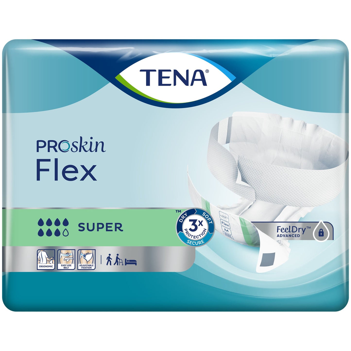 BRIEF, TENA SUPER SZ8 24"X34" (30/PK 3PK/CS) SCAPER