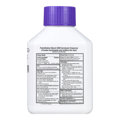 POLYETHYLENE GLYCOL, PDR FT 17.9OZ