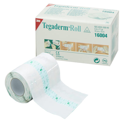 DRESSING, TEGADERM ROLL TRANSP4"X11YDS (4RL/CS) 3M