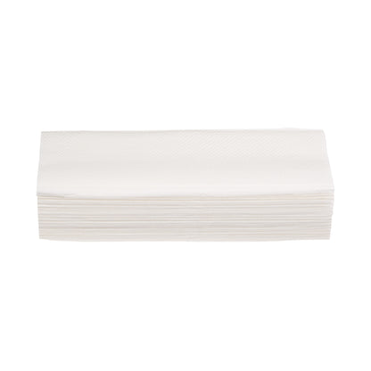 TOWEL, MULTI-FOLD 1PLY WHT 9.06X9.45" (250/PK 16PK/CS)