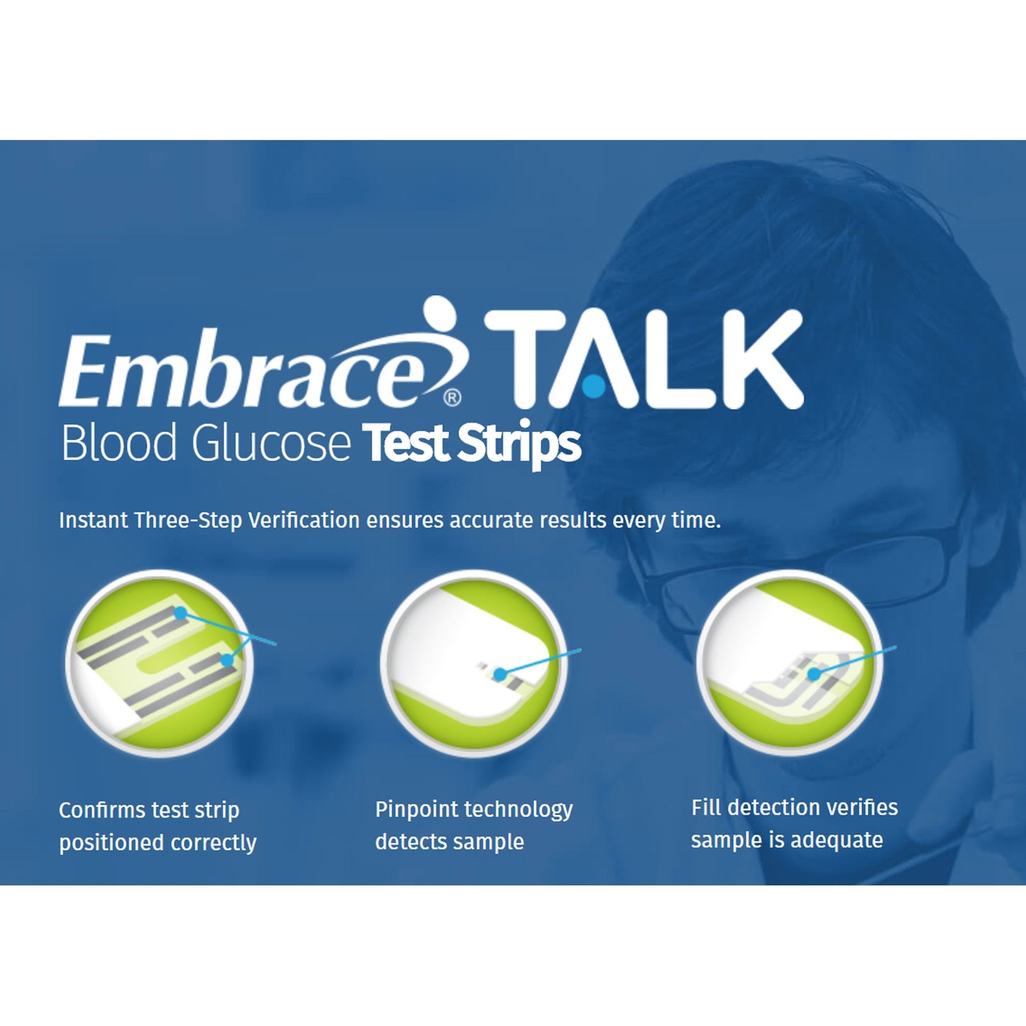 STRIP, TEST EMBRACE TALK (50/BX)