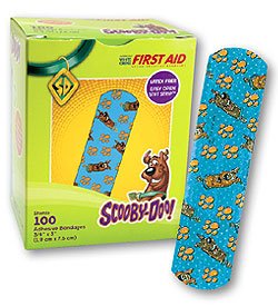 BANDAGE ADH SCOOBY DOO 100/BX LTXFR