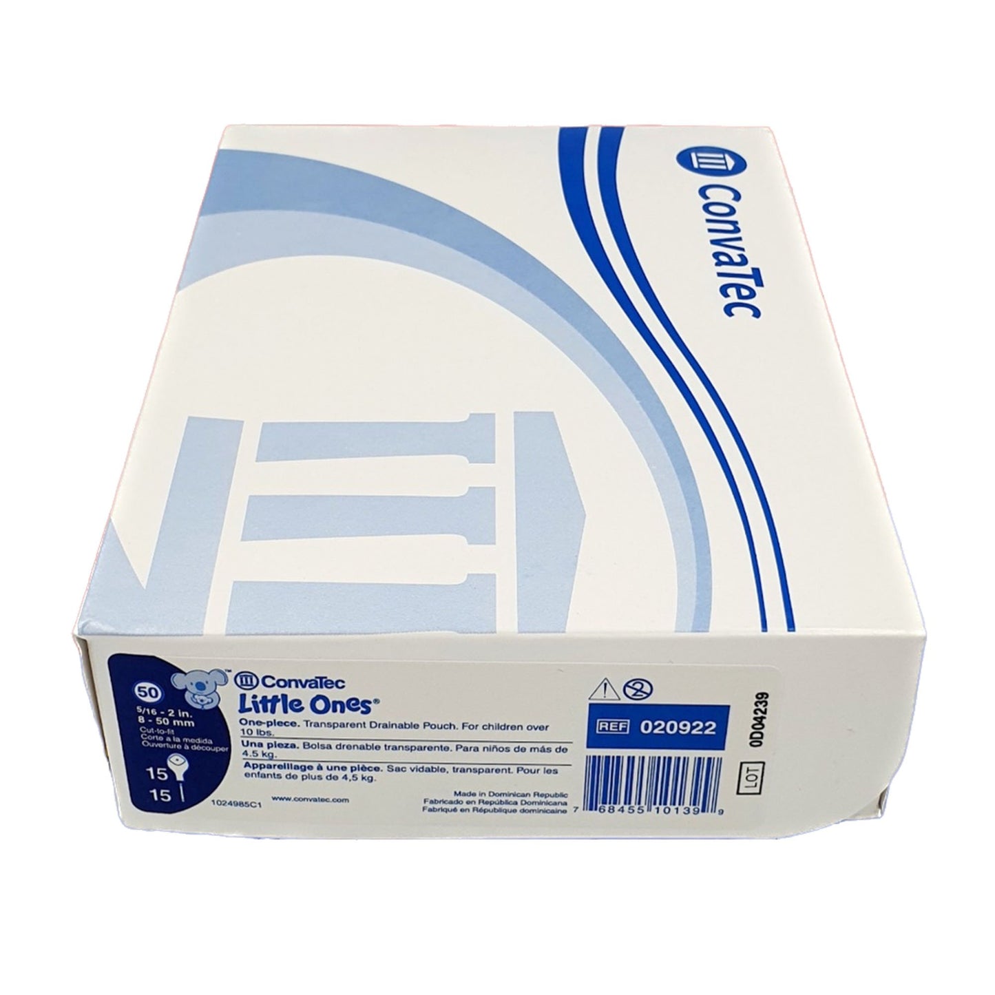 POUCH, OSTOMY TRANSP DRAIN 6" (15/BX)