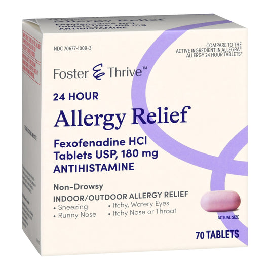FEXOFENADINE HCL, TAB FT 180MG(70/BT)