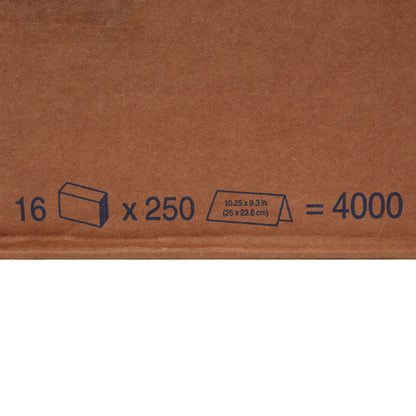 TOWEL, PAPER SNGL-FOLD WHT (16PK/CS) 1700 KIMCON