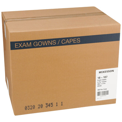 CAPE, EXAM WHT F/B OPN 30X21 (100/CS)
