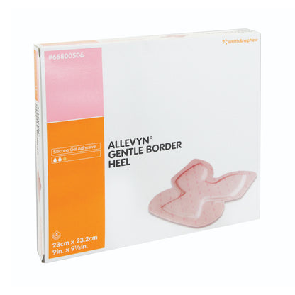 DRESSING, ALLEVYN GENTLE BORDER HEEL (5/BX 7BX/CS)