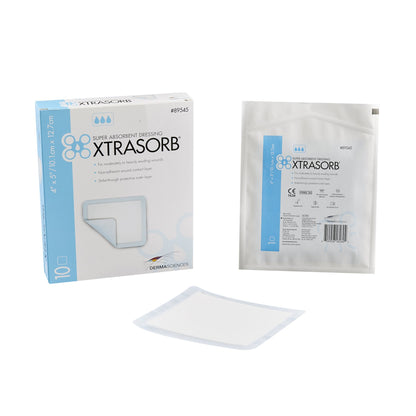 DRESSING, WND XTRASORB STR 4X5(10/BX 10BX/CS) DERSCI