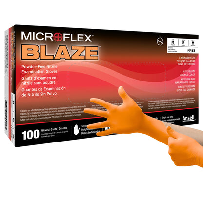 GLOVE, EXAM NTRL MED N/S (100/BX 10BX/CS)