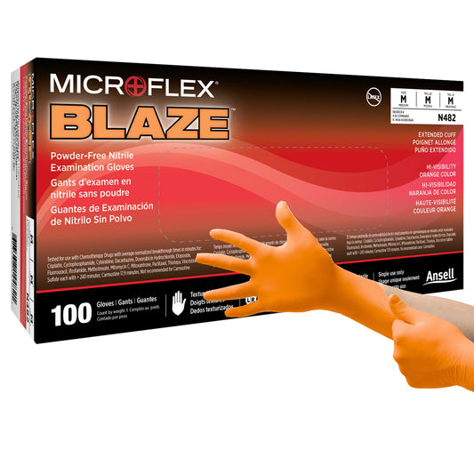 GLOVE, EXAM NTRL MED N/S (100/BX 10BX/CS)