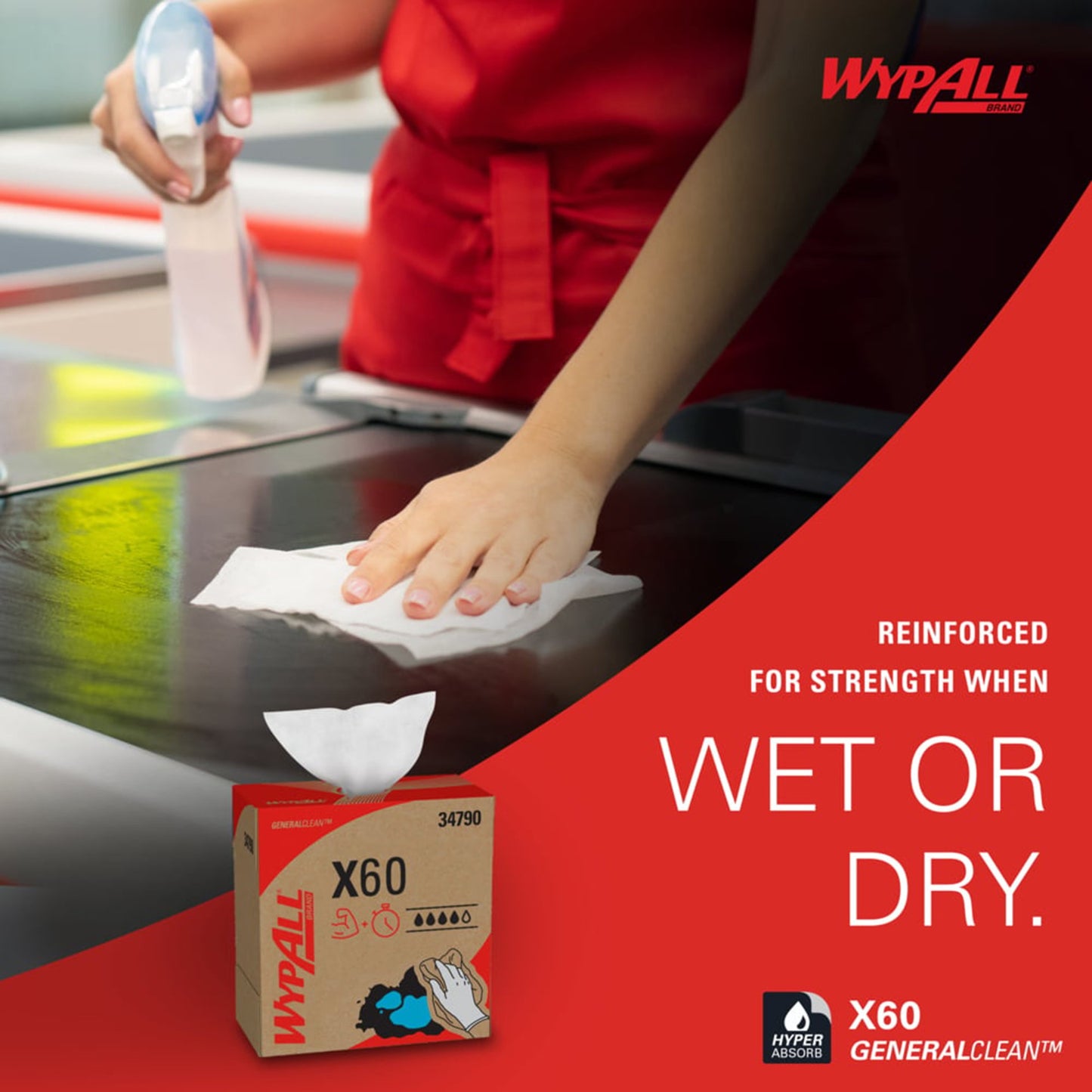 WIPERS, TERI MULTI-TASK X60 9.1"X16.8" (118/BX 10BX/CS)