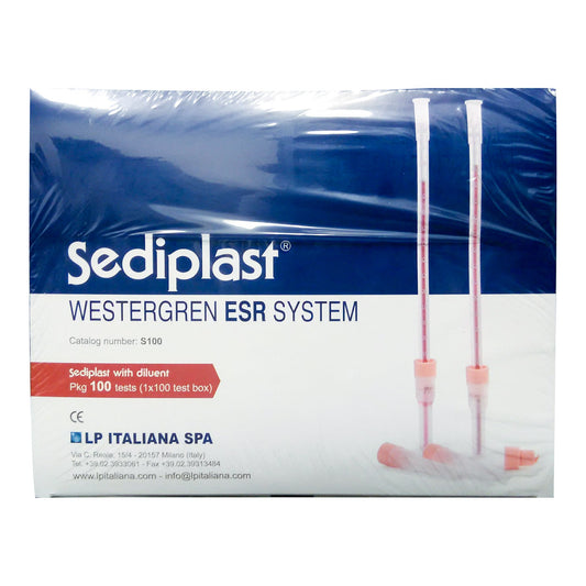 SEDIPLAST, SEDIMENTATION RATE W/DILUENT (100/BX) POLYMD