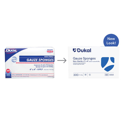 GAUZE, 4"X4" 8PLY N/S (200/BX 20BX/CS)