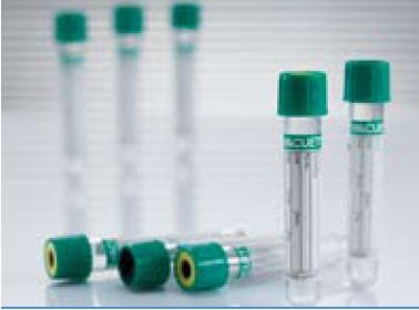 TUBE, BLD COL SODHEP GRN 4ML PET VACUETTE (50/PK 24PK/CS)