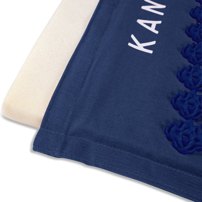 MAT SET, MAT/PILLOW ACUPRESSURE MEMORY FM NAVY (1/ST 9ST/CS)