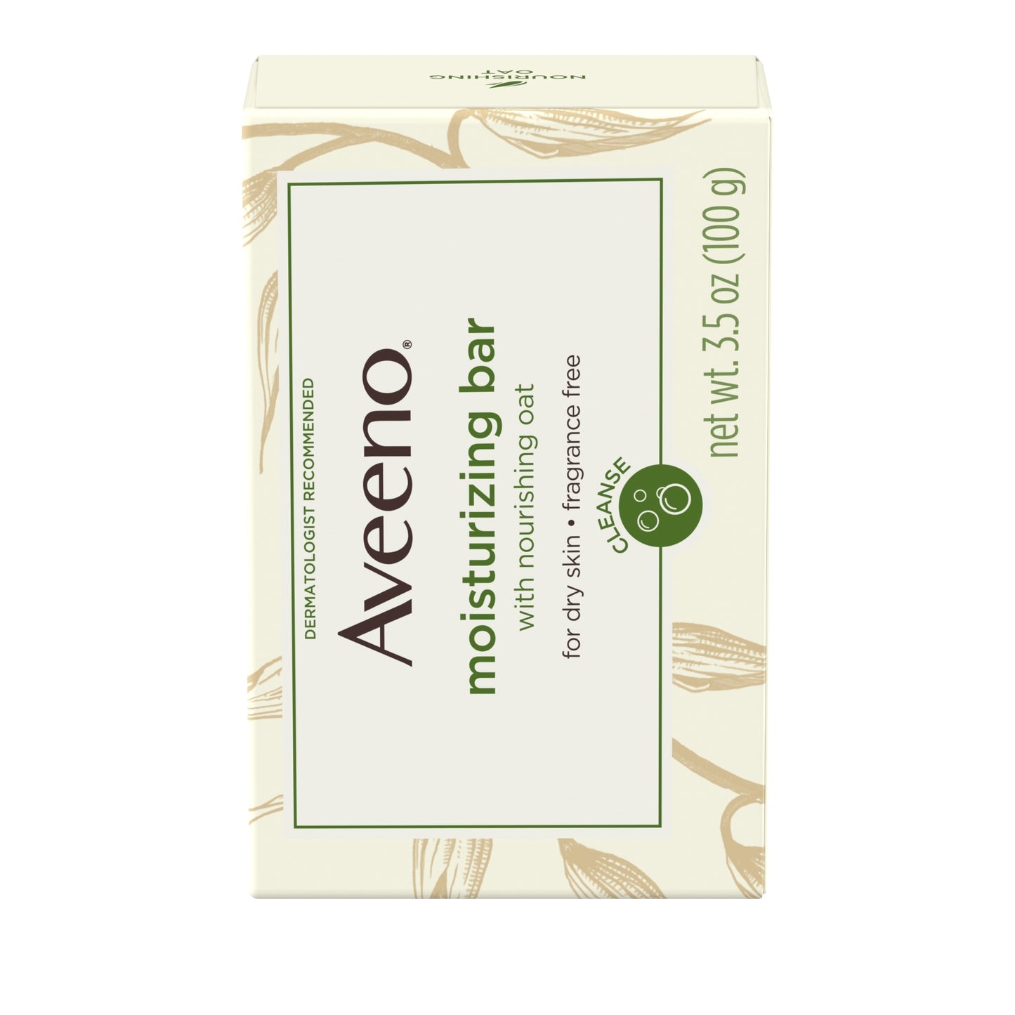 AVEENO BAR, W/OATMEAL DRY SKIN3.5OZ (24/CS) J&JOTC