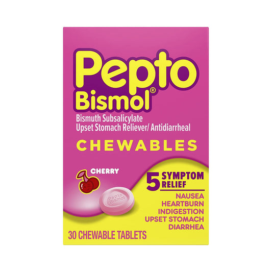 PEPTO-BISMOL, TAB CHERRY (30/BX)