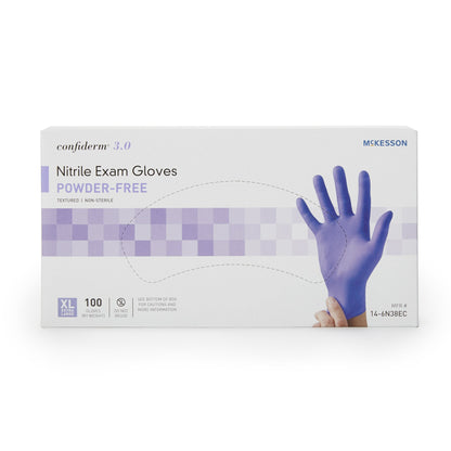 GLOVE, EXAM NTRL XL N/S 3.0 (100/BX 10BX/CS)