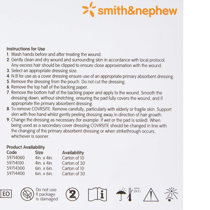 DRESSING, COVRSITE 4X4" (10/BX10BX/CS)