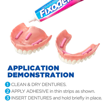 ADHESIVE, DENTURE FIXODENT ORICLEAN 1.4OZ (24/CS)