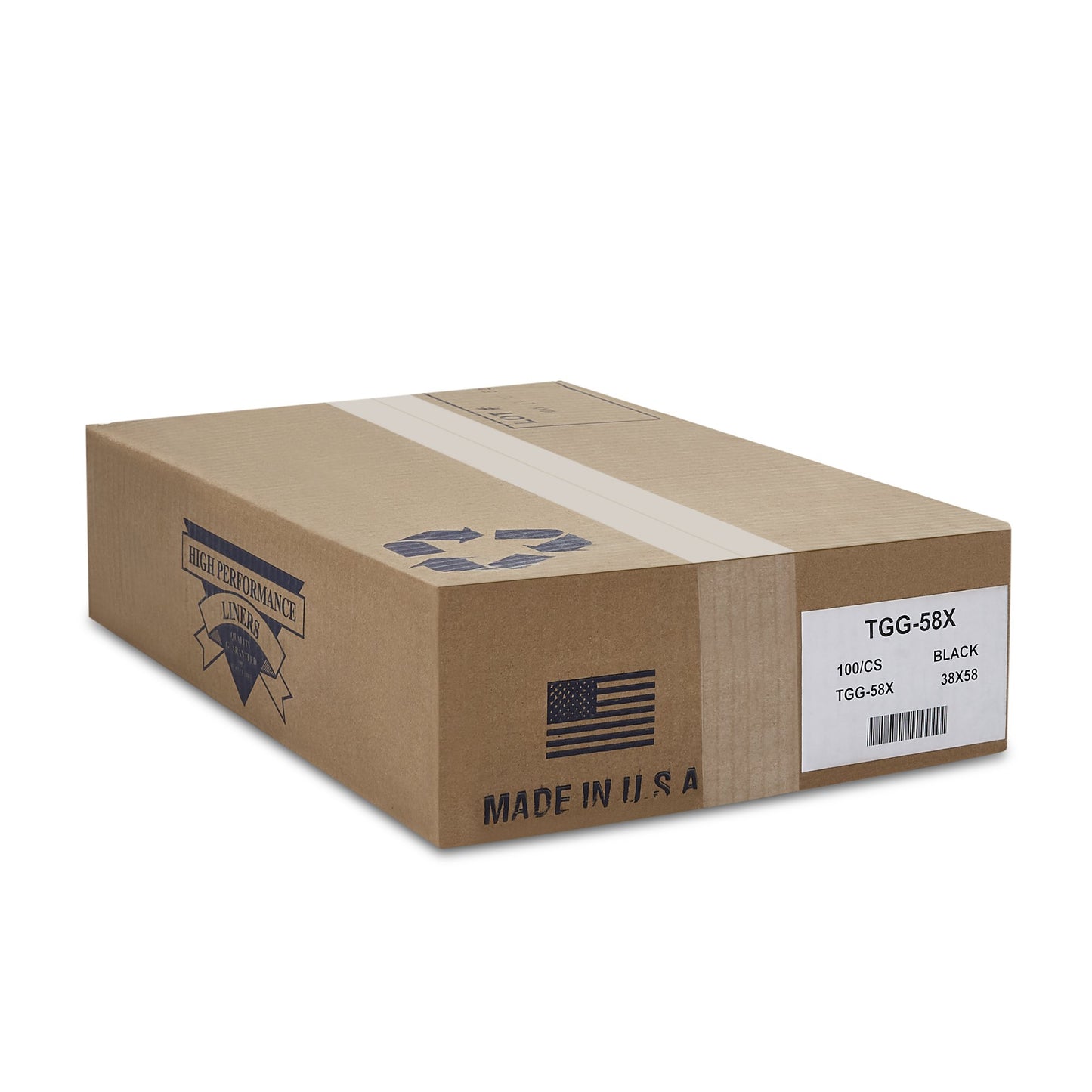 LINER, TRASH HVY BLK 1ML 55-6 0GL (100/CS)