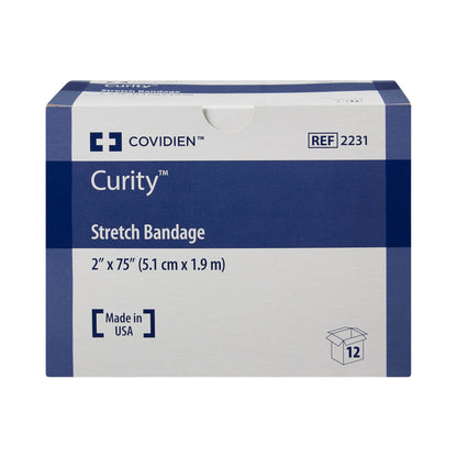 BANDAGE, GAUZE STRETCH STR 2"X75" (12RL/BX)