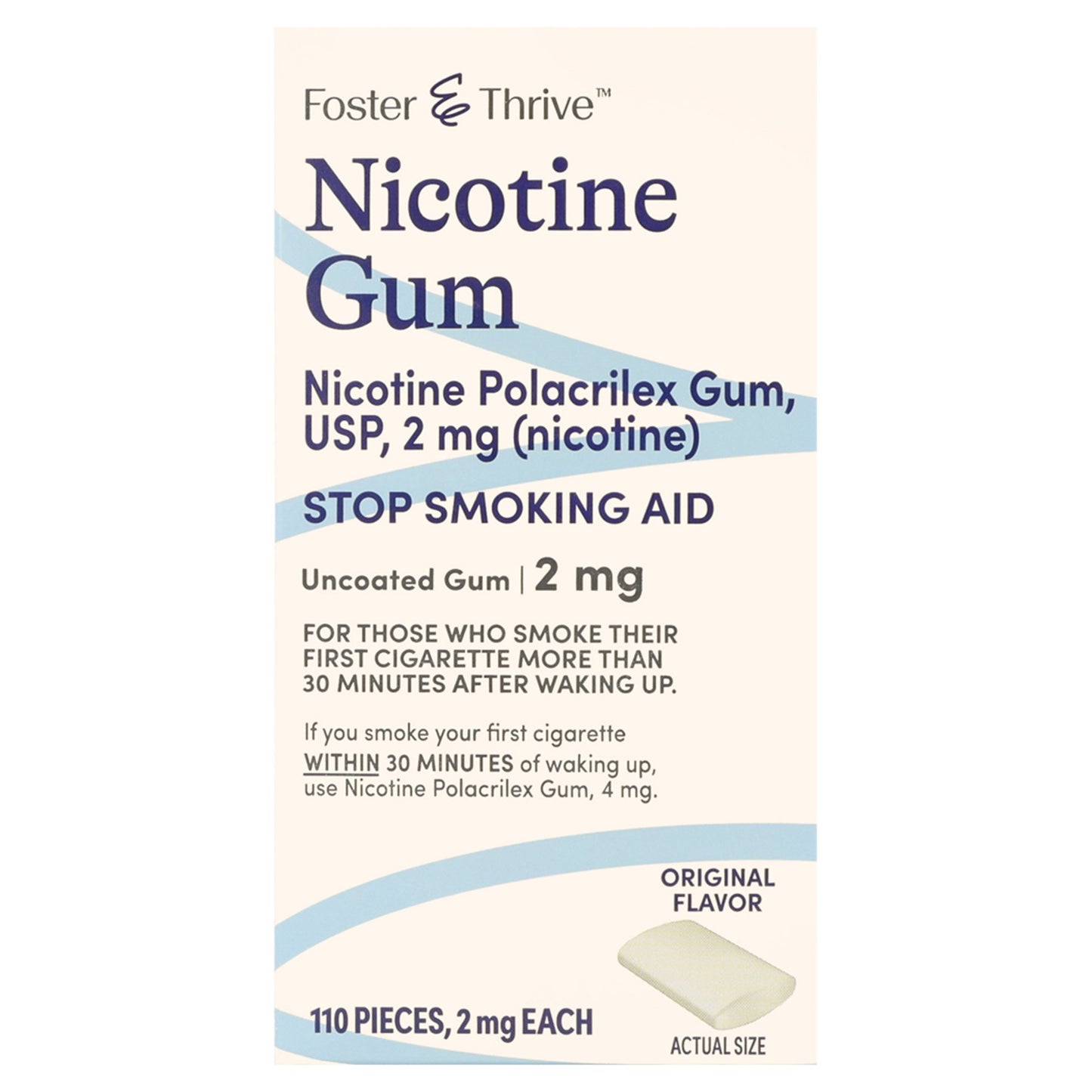 NICOTINE, GUM FT 2MG (110/PK)