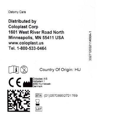 SEAL, F/OSTOMY POUCH BRAVA THIN 3/4"X3" (10/BX)