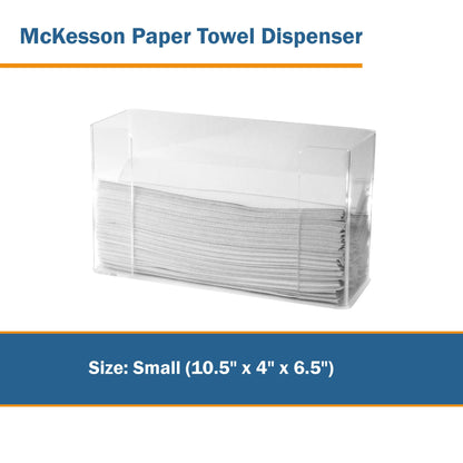 DISPENSER, TOWEL TRI-FOLD SM 10.5X4X6.5"