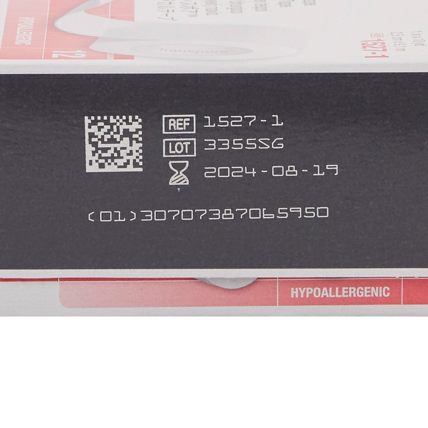 TAPE, ADHSV TRANSPORE 1"X10YDS(12RL/BX) 3M