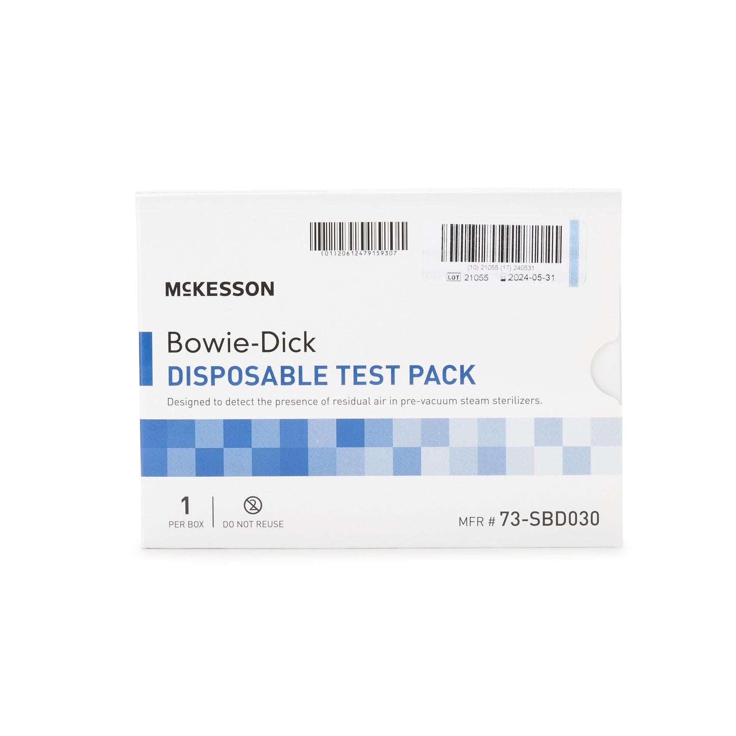 TEST PACK, BOWIE-DICK DISP (30TESTS/CS)