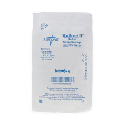 GAUZE, BULKEE II RL 3 1/4"X3" STR LF MED (96/CS)