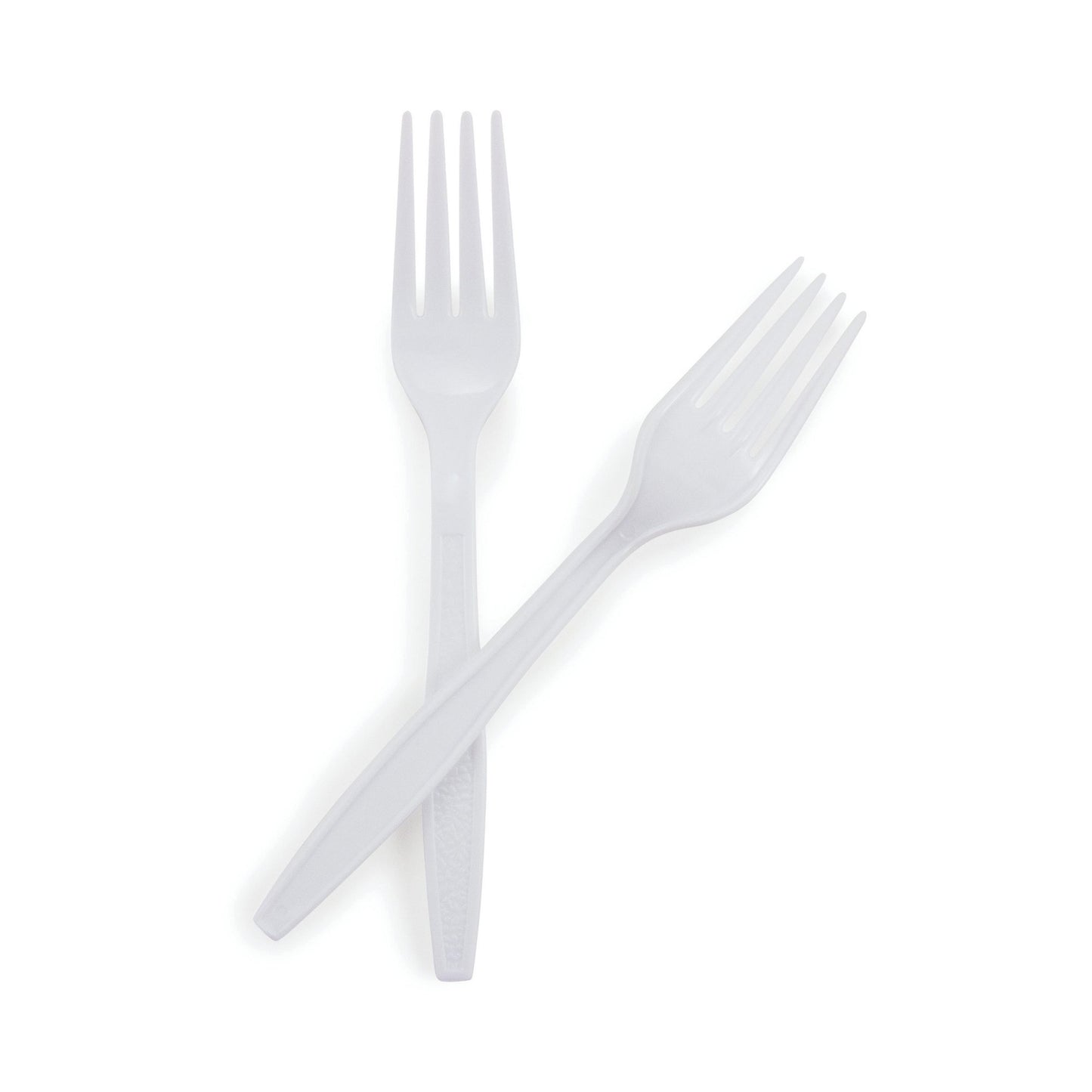 FORK, PLASTIC HVY WGHT WHT (1000/CS)