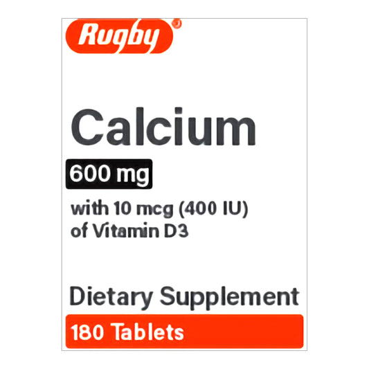 CALCIUM+VITAMIN D3, TAB 600MG (180/BT)