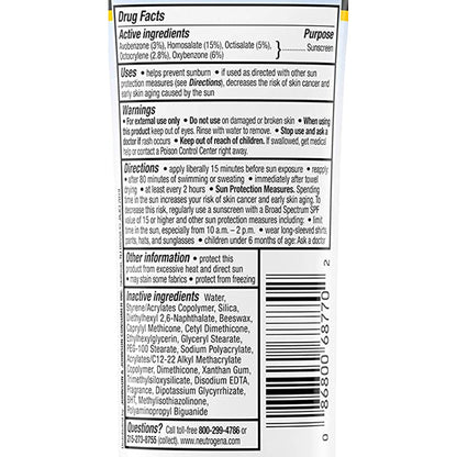 SUNBLOCK, NEUTOGENA ULTRA SHEER SPF70 12/CS) J&JOTC