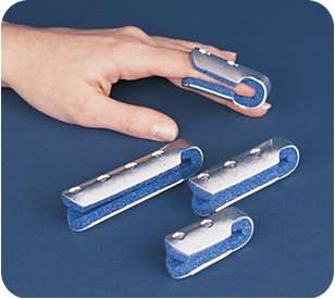 FINGER COT SPLINT, PADDED 3" (12/PK)