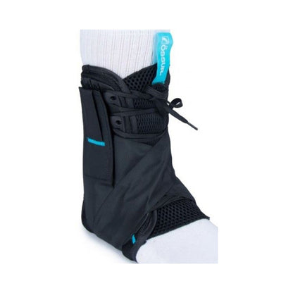 ANKLE BRACE, EXOFORM W/STRAP BLU MED