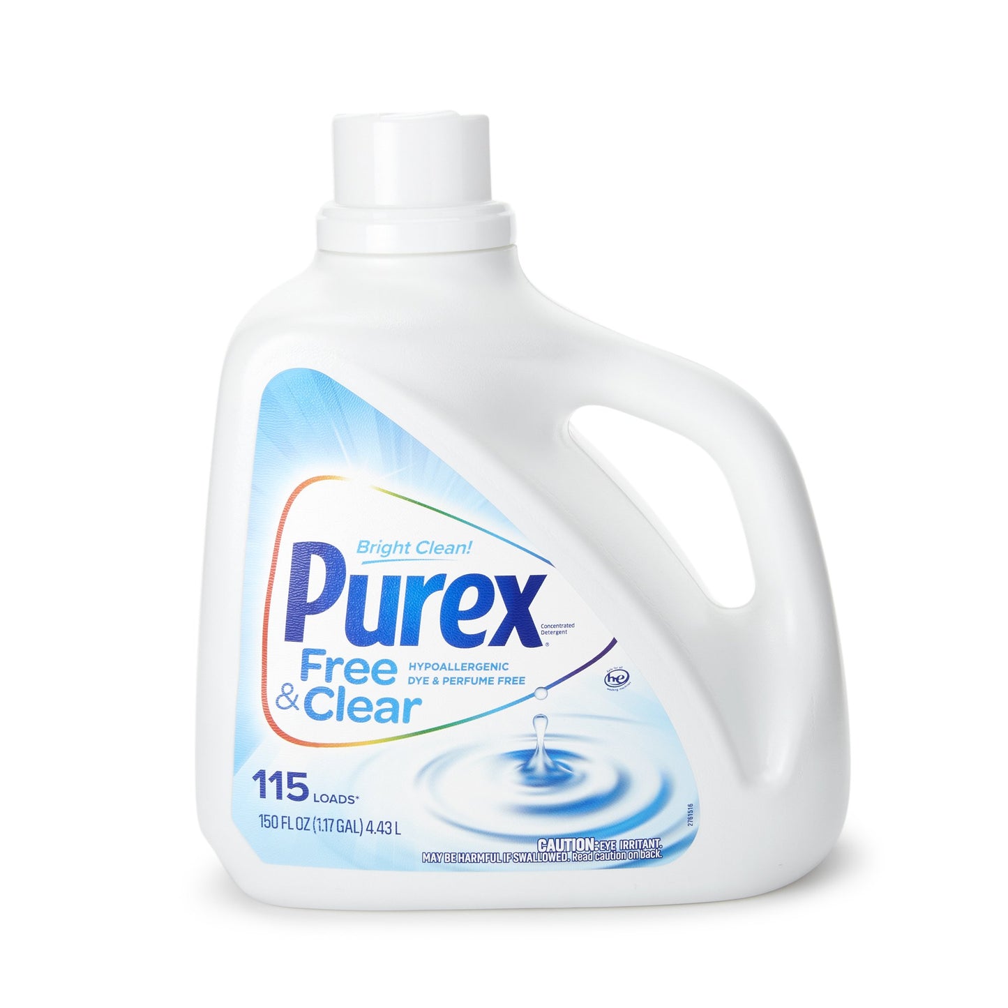 DETERGENT, LAUNDRY PUREX FREE & CLEAR 150OZ BT (4BT/CS)